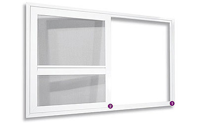 POSUVNÁ DVEŘNÍ SÍŤ 12X37 ECO